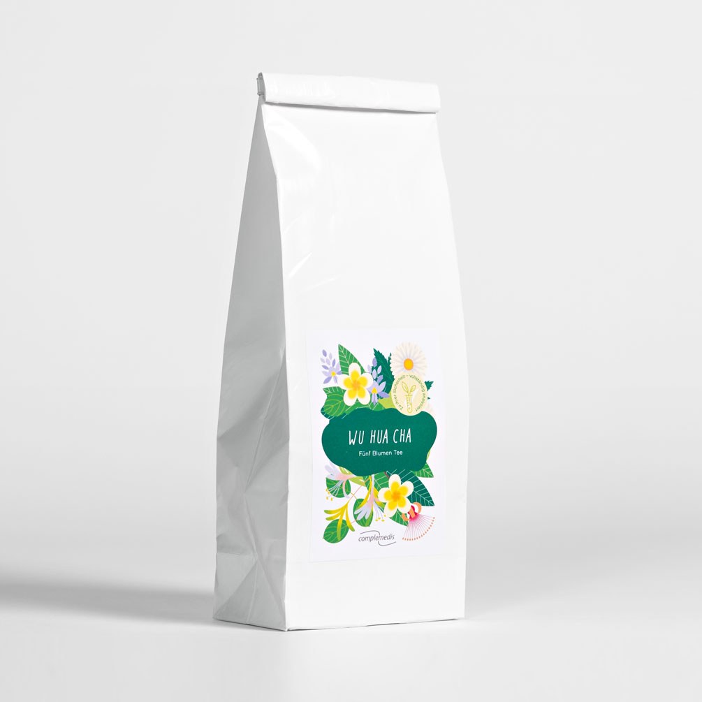 Wu hua cha verpackung weiss